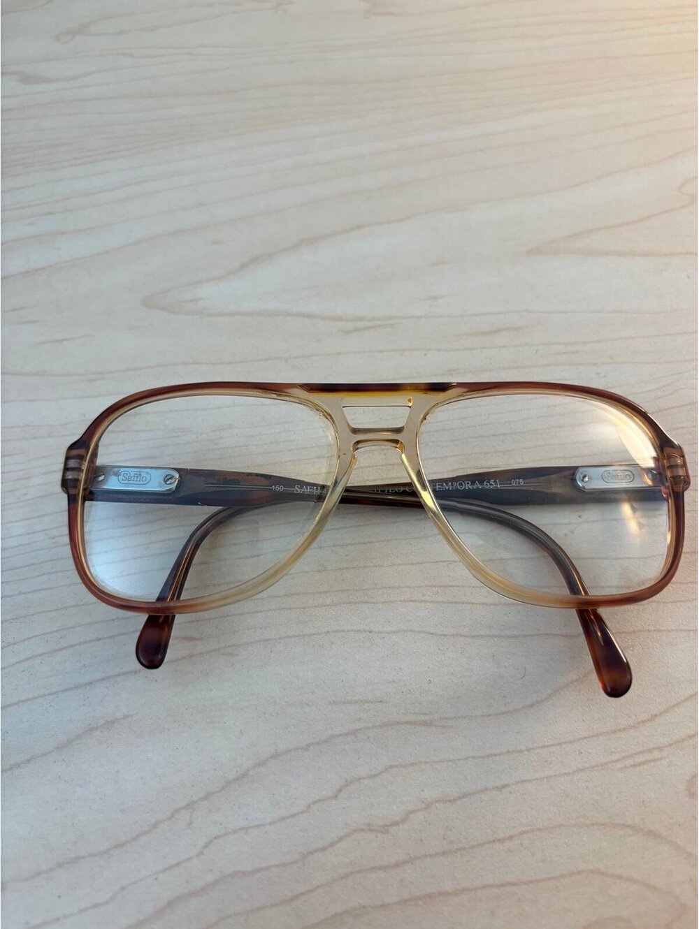 Vintage SAFILO CONTEMPORA 651 EYEGLASSES FRAME MADE IN ITALY